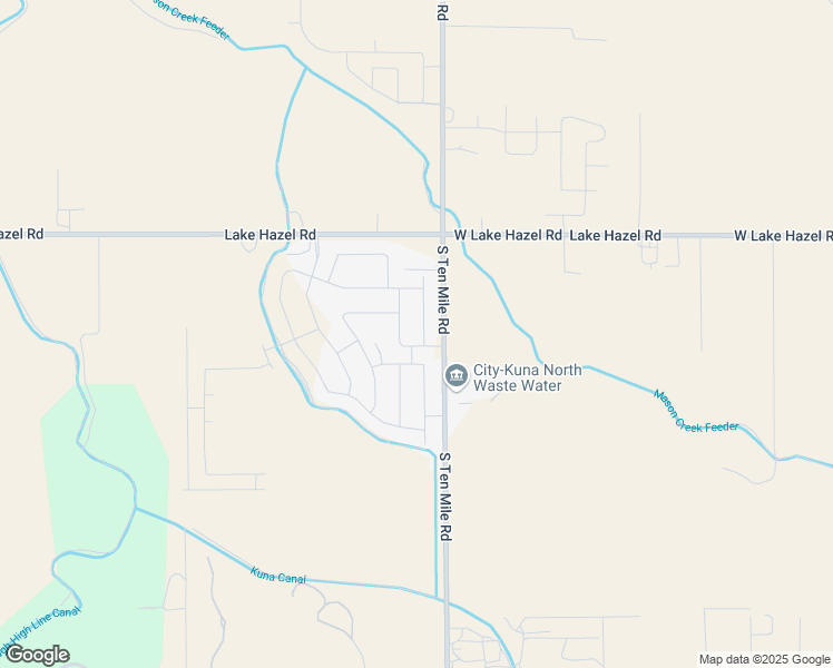 map of restaurants, bars, coffee shops, grocery stores, and more near 6737 South Donaway Avenue in Meridian