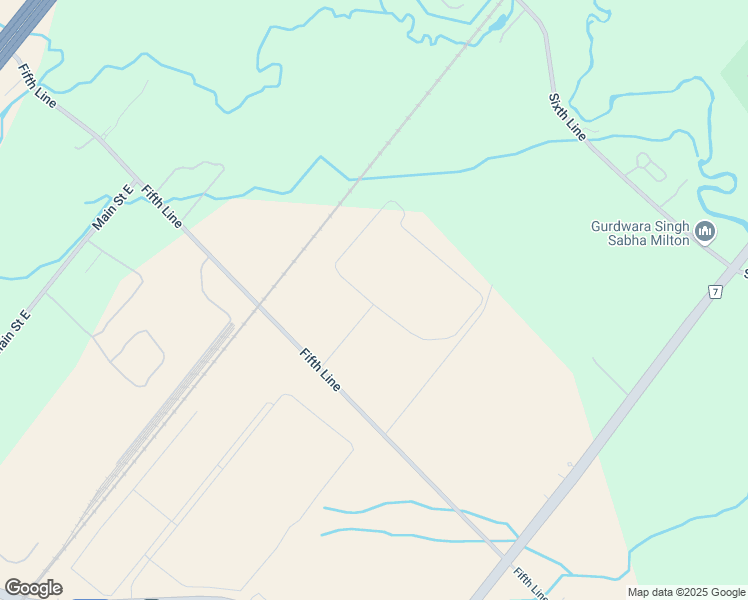 map of restaurants, bars, coffee shops, grocery stores, and more near 2200 Yukon Court in Milton