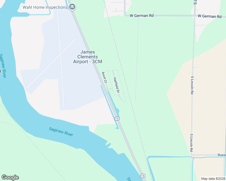 map of restaurants, bars, coffee shops, grocery stores, and more near 765 River Road in Bay City