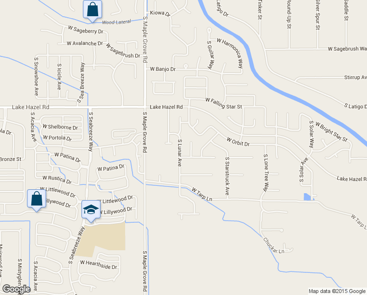 map of restaurants, bars, coffee shops, grocery stores, and more near 6500 South Lunar Avenue in Boise