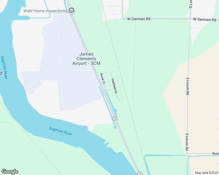map of restaurants, bars, coffee shops, grocery stores, and more near 765 River Road in Bay City