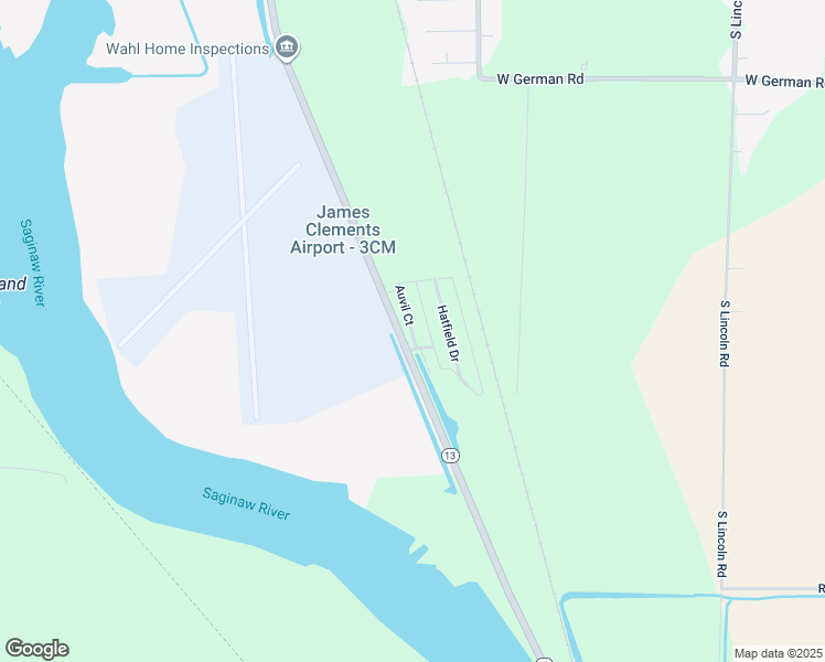 map of restaurants, bars, coffee shops, grocery stores, and more near 620 River Road in Bay City