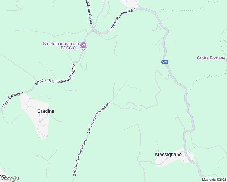 map of restaurants, bars, coffee shops, grocery stores, and more near 97 Frazione Poggio in Provincia di Ancona