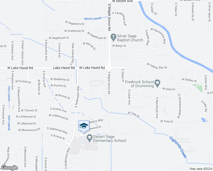 map of restaurants, bars, coffee shops, grocery stores, and more near 9119 West Brogan Drive in Boise