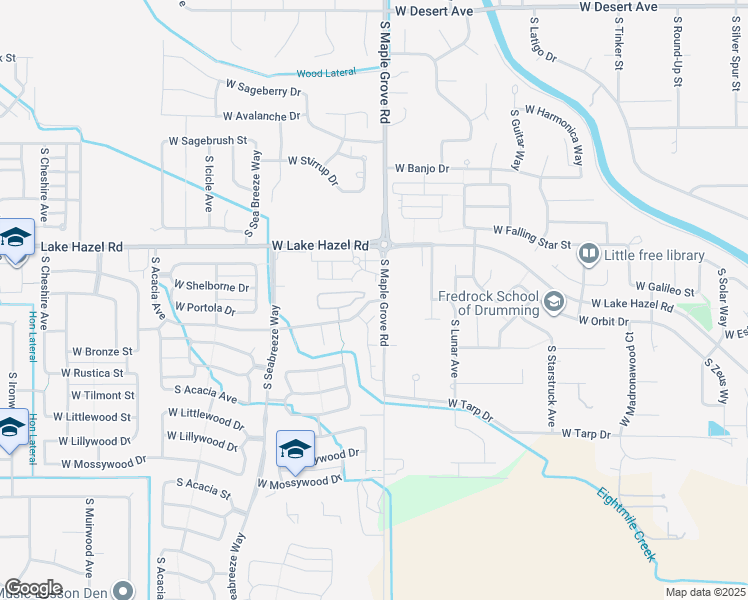 map of restaurants, bars, coffee shops, grocery stores, and more near 9124 West Brogan Drive in Boise