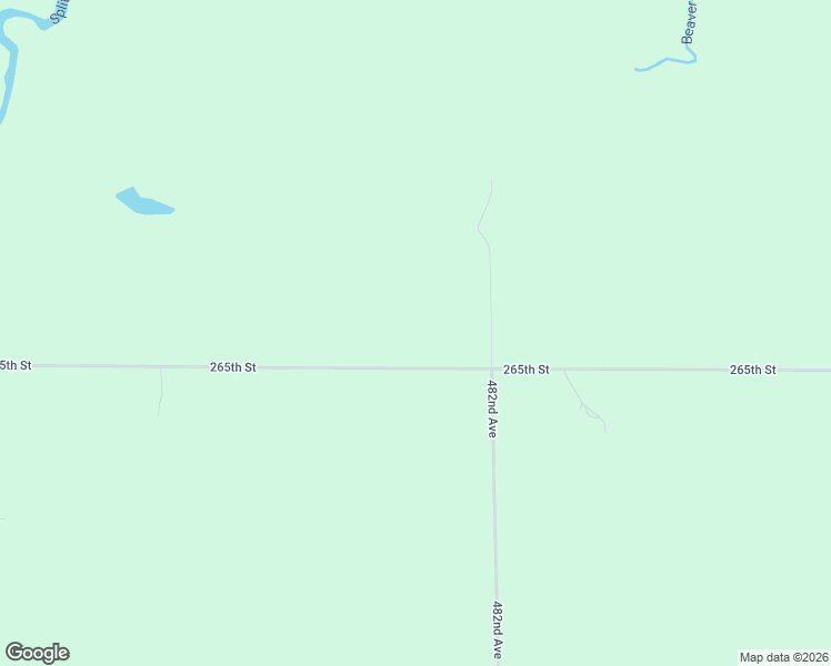 map of restaurants, bars, coffee shops, grocery stores, and more near 48186 265th Street in Brandon