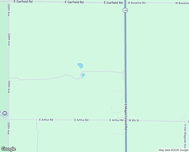 map of restaurants, bars, coffee shops, grocery stores, and more near 5221 South Maple Island Road in Hesperia