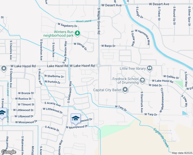 map of restaurants, bars, coffee shops, grocery stores, and more near 9124 West Brogan Drive in Boise