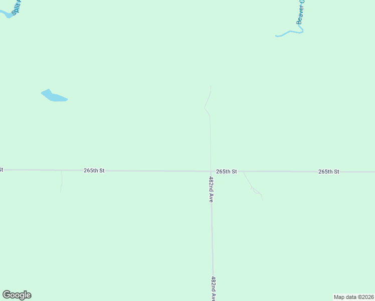 map of restaurants, bars, coffee shops, grocery stores, and more near 48190 265th Street in Brandon