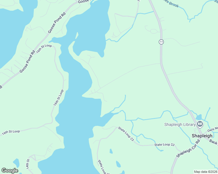map of restaurants, bars, coffee shops, grocery stores, and more near 26 21st Street in Shapleigh