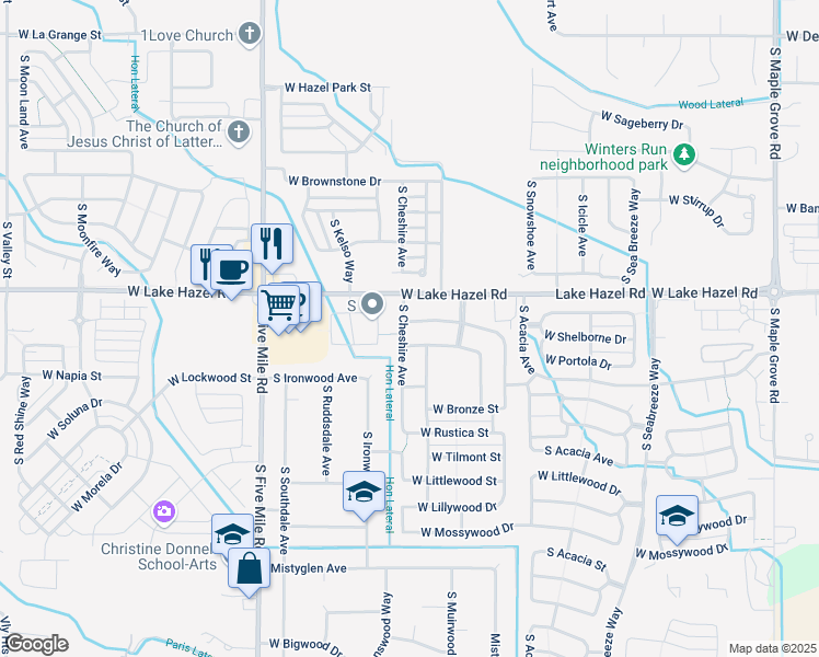 map of restaurants, bars, coffee shops, grocery stores, and more near 10143 West Shelborne Drive in Boise