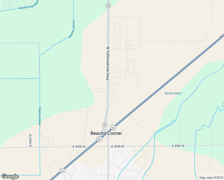 map of restaurants, bars, coffee shops, grocery stores, and more near 5578 North Yellowstone Highway in Idaho Falls