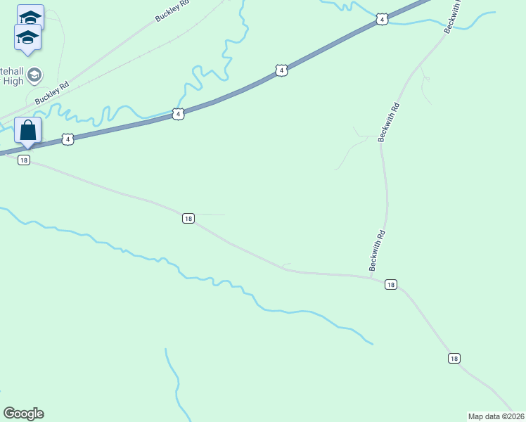 map of restaurants, bars, coffee shops, grocery stores, and more near 2779 County Route 12 in Whitehall