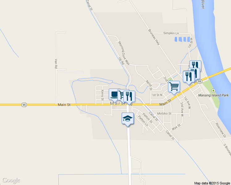 map of restaurants, bars, coffee shops, grocery stores, and more near 902 Moler Lane in Marsing