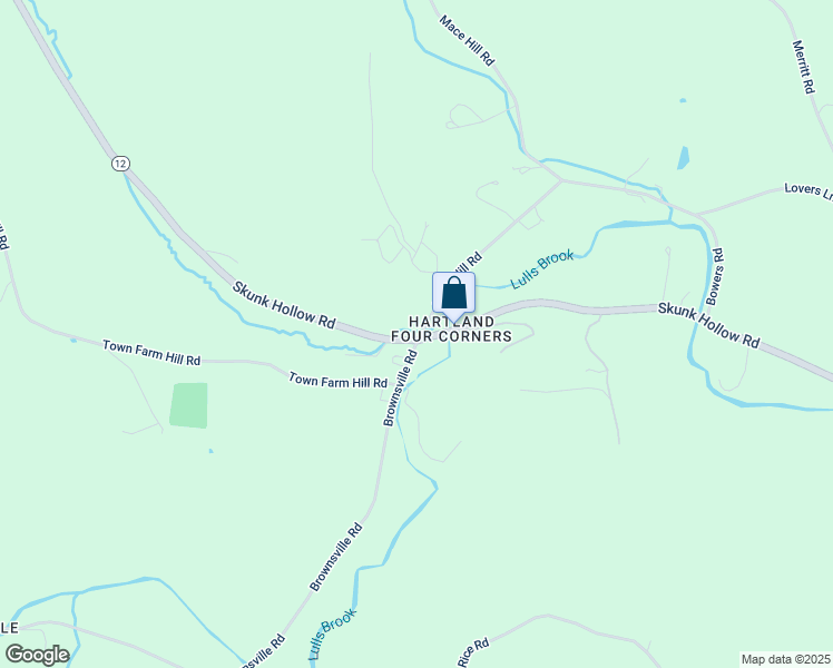 map of restaurants, bars, coffee shops, grocery stores, and more near in Hartland