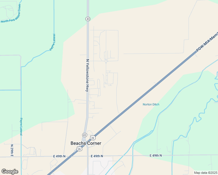 map of restaurants, bars, coffee shops, grocery stores, and more near 5666 North Yellowstone Highway in Idaho Falls