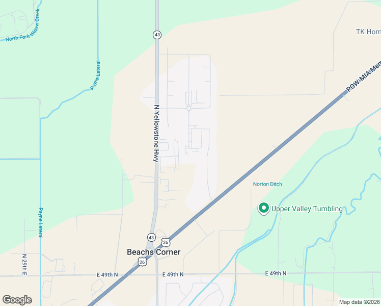 map of restaurants, bars, coffee shops, grocery stores, and more near 5666 North Yellowstone Highway in Idaho Falls