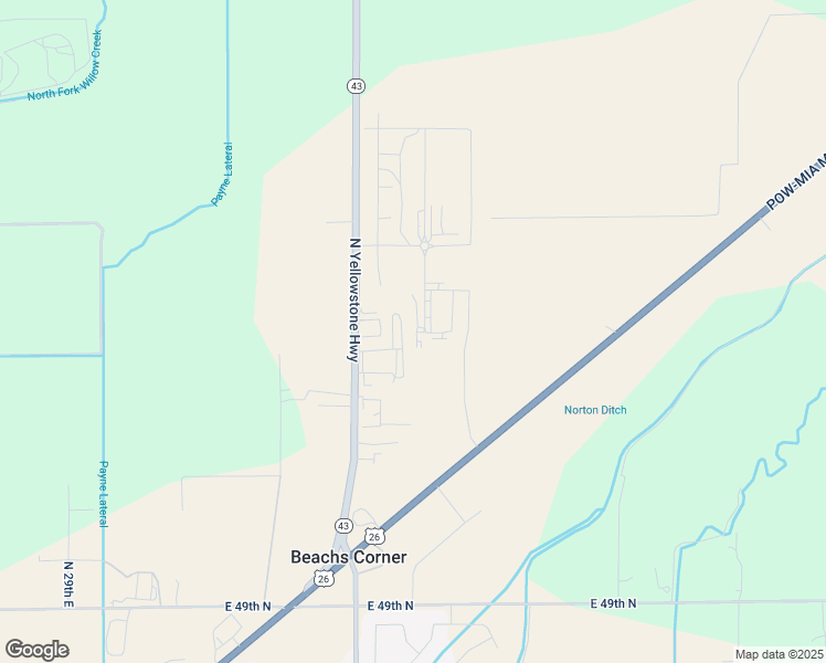 map of restaurants, bars, coffee shops, grocery stores, and more near 5780 North Yellowstone Highway in Idaho Falls