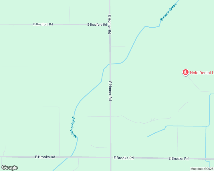 map of restaurants, bars, coffee shops, grocery stores, and more near 2210 South Homer Road in Midland