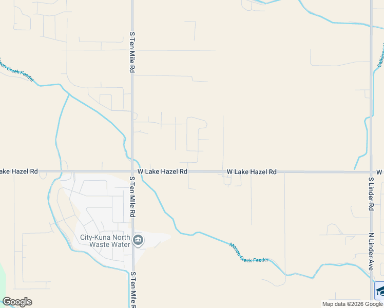map of restaurants, bars, coffee shops, grocery stores, and more near 3068 West Lake Hazel Road in Meridian