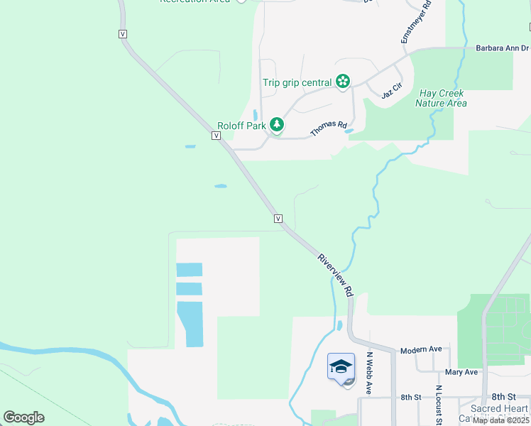map of restaurants, bars, coffee shops, grocery stores, and more near S2687 County Road V in Reedsburg
