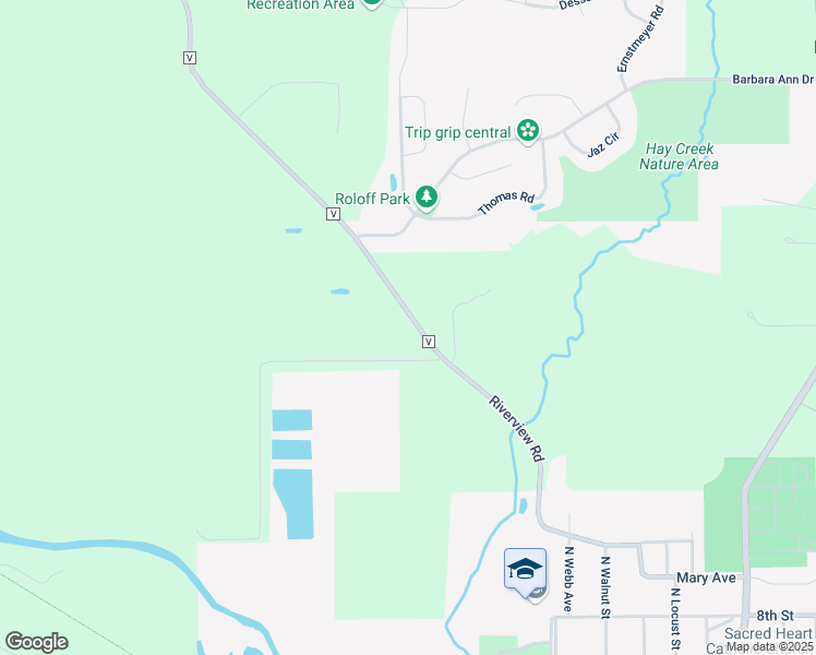 map of restaurants, bars, coffee shops, grocery stores, and more near S2687 County Road V in Reedsburg