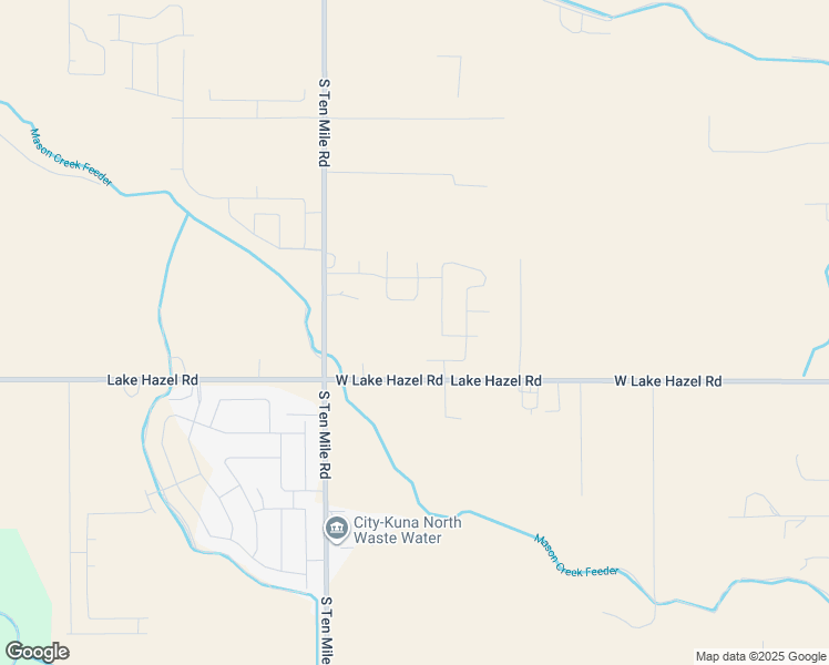 map of restaurants, bars, coffee shops, grocery stores, and more near 3068 West Lake Hazel Road in Meridian