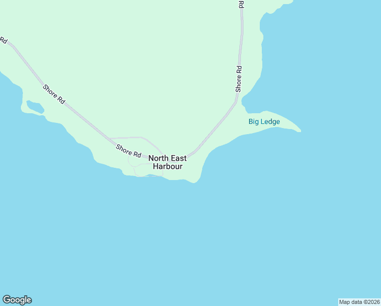 map of restaurants, bars, coffee shops, grocery stores, and more near Shore Road in Shelburne