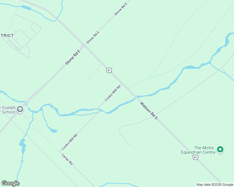 map of restaurants, bars, coffee shops, grocery stores, and more near 0120 Cooks Mill Road in Wellington County