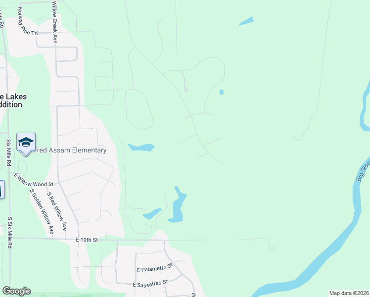 map of restaurants, bars, coffee shops, grocery stores, and more near 8988 265th Street in Sioux Falls