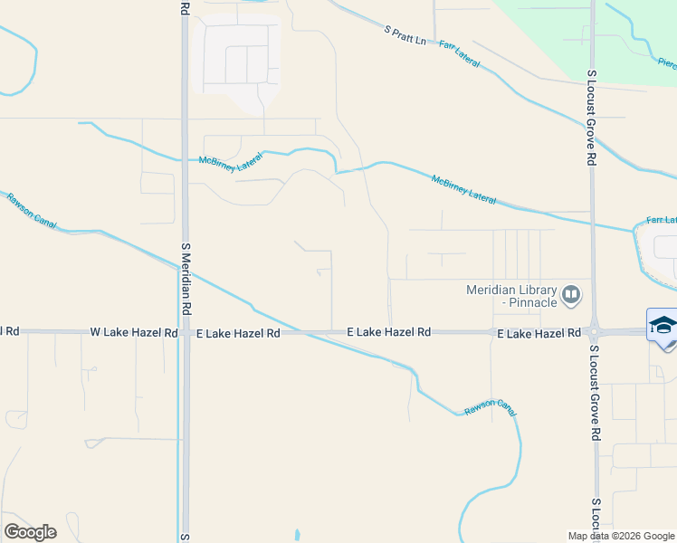 map of restaurants, bars, coffee shops, grocery stores, and more near 6180 Tarrega Lane in Meridian