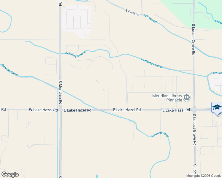 map of restaurants, bars, coffee shops, grocery stores, and more near 6180 Tarrega Lane in Meridian