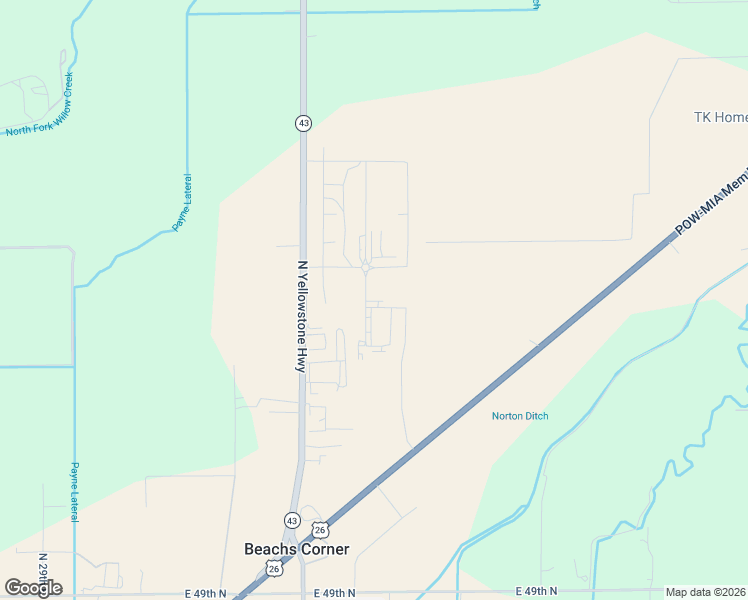map of restaurants, bars, coffee shops, grocery stores, and more near 1738 Calle De Oro in Idaho Falls