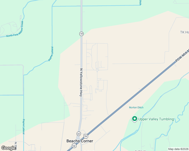 map of restaurants, bars, coffee shops, grocery stores, and more near 1738 Calle De Oro in Idaho Falls