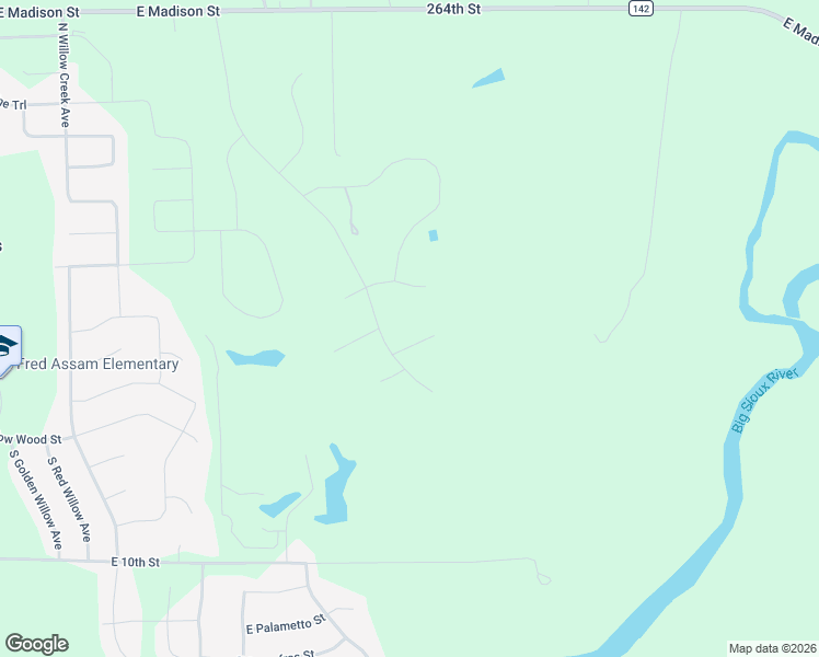 map of restaurants, bars, coffee shops, grocery stores, and more near in Sioux Falls