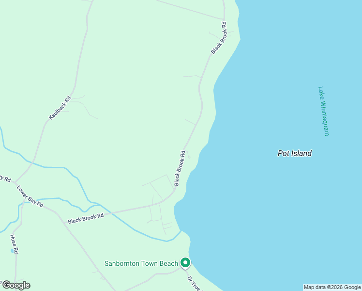 map of restaurants, bars, coffee shops, grocery stores, and more near 302 Black Brook Road in Sanbornton