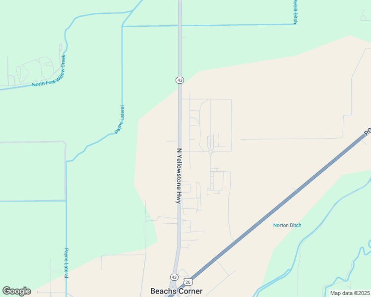 map of restaurants, bars, coffee shops, grocery stores, and more near 6095 North Yellowstone Highway in Idaho Falls
