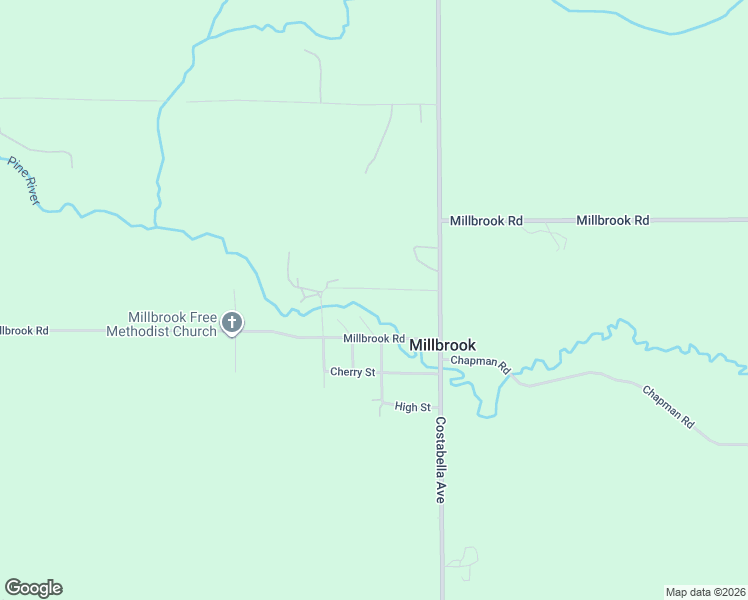 map of restaurants, bars, coffee shops, grocery stores, and more near 5820 4th Street in Blanchard