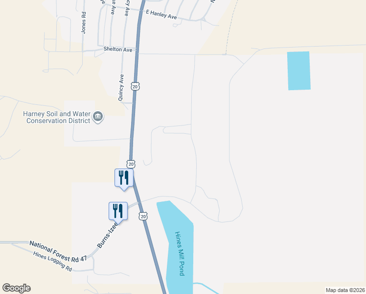 map of restaurants, bars, coffee shops, grocery stores, and more near 320 Snow Mountain Ave in Hines