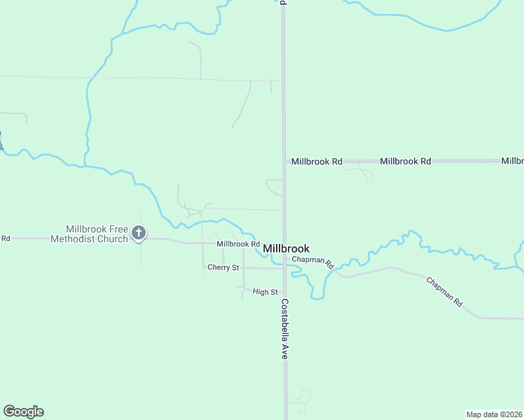 map of restaurants, bars, coffee shops, grocery stores, and more near 167 Mill Street in Blanchard