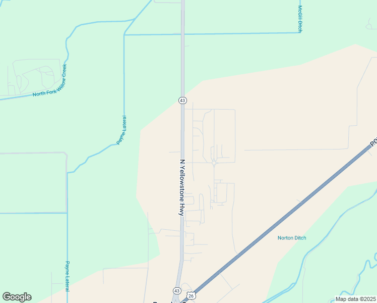 map of restaurants, bars, coffee shops, grocery stores, and more near 6095 North Yellowstone Highway in Idaho Falls