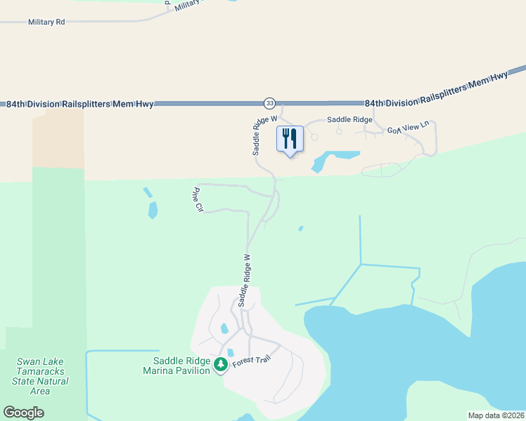 map of restaurants, bars, coffee shops, grocery stores, and more near 800 Saddle Ridge in Portage