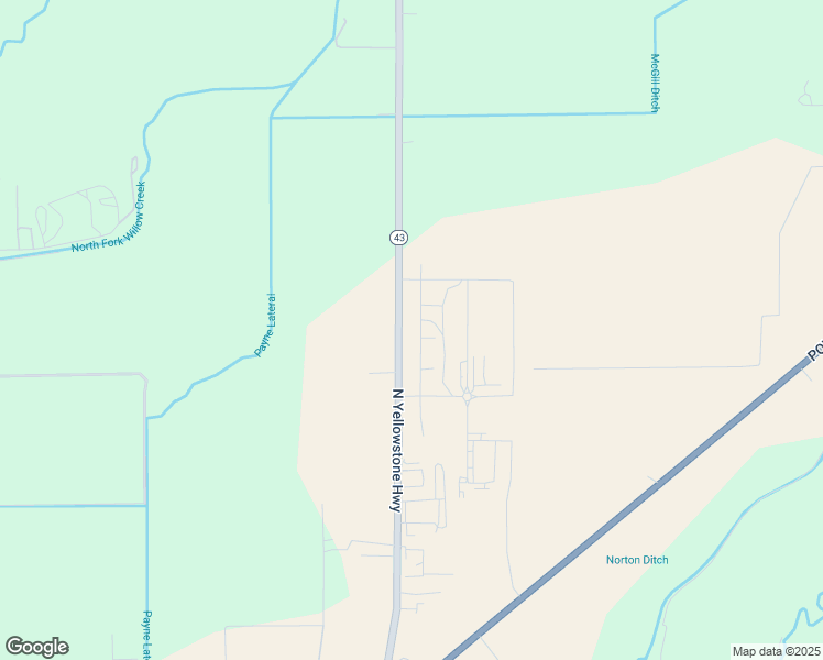 map of restaurants, bars, coffee shops, grocery stores, and more near 6095 North Yellowstone Highway in Idaho Falls