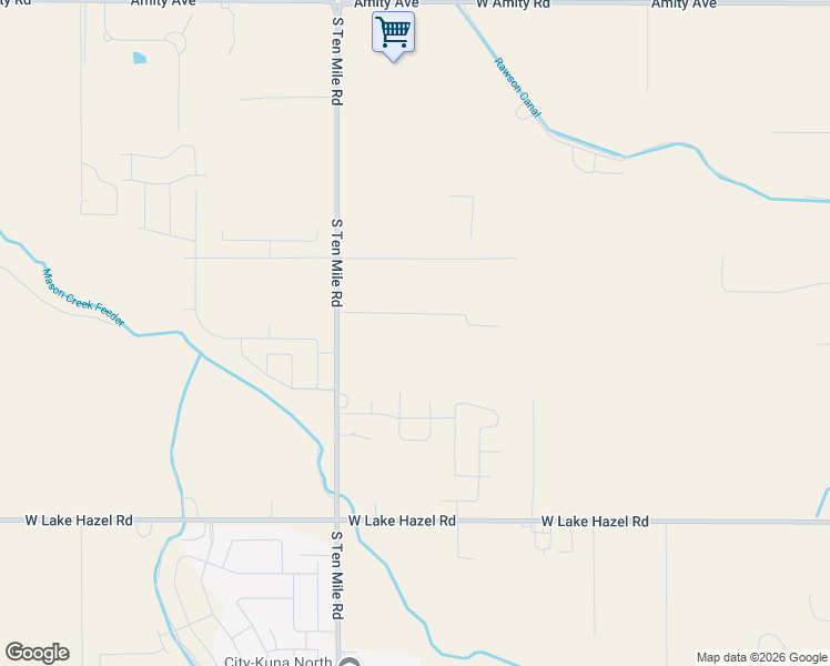 map of restaurants, bars, coffee shops, grocery stores, and more near 2905 West Berryman Lane in Meridian