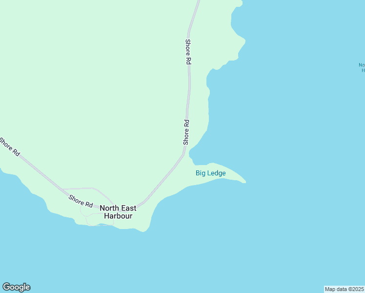 map of restaurants, bars, coffee shops, grocery stores, and more near 5096 Shore Road in Shelburne