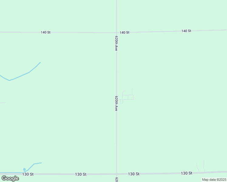 map of restaurants, bars, coffee shops, grocery stores, and more near 13583 620th Avenue in Rose Creek