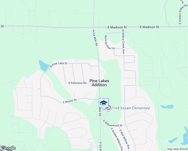 map of restaurants, bars, coffee shops, grocery stores, and more near 700 North Pine Lake Drive in Sioux Falls