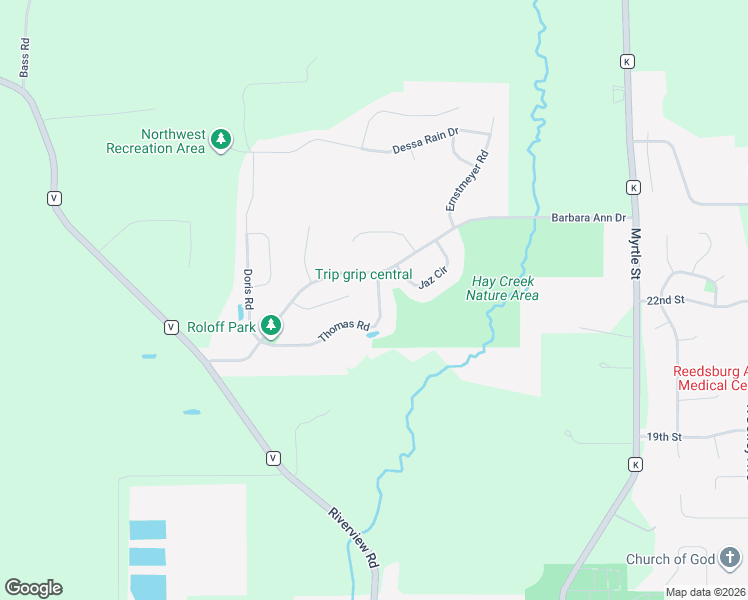 map of restaurants, bars, coffee shops, grocery stores, and more near 56 Thomas Road in Reedsburg