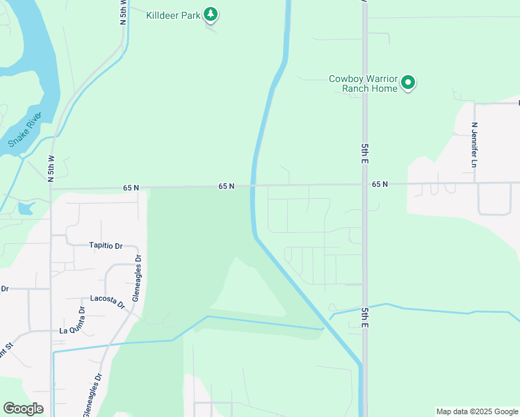 map of restaurants, bars, coffee shops, grocery stores, and more near 6385 Ender Lane in Idaho Falls