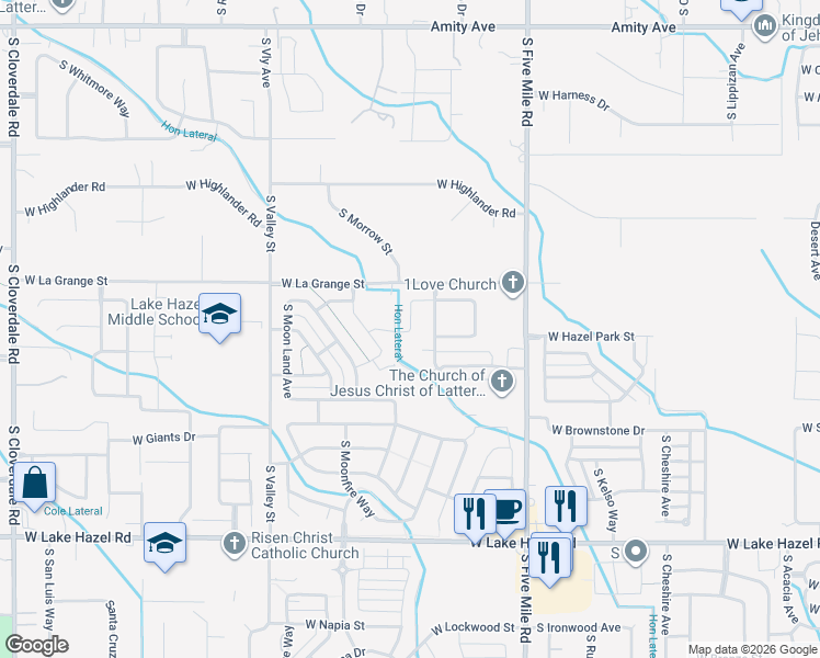 map of restaurants, bars, coffee shops, grocery stores, and more near West Heartwood Street in Boise